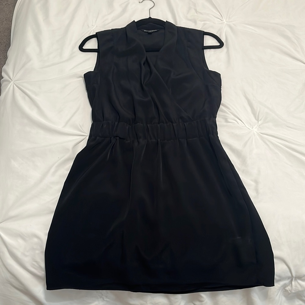 Express double pocket drapped v neck dress